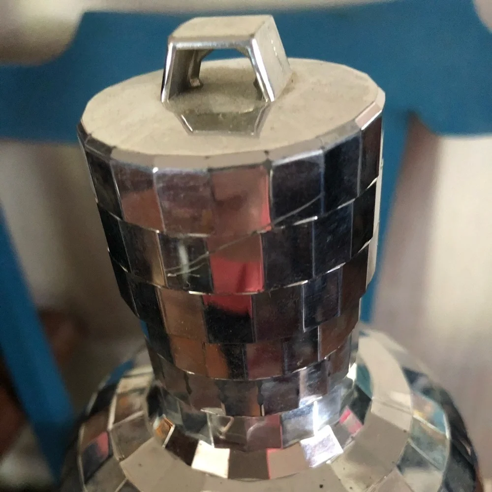 Mirrored Bottle Decoration